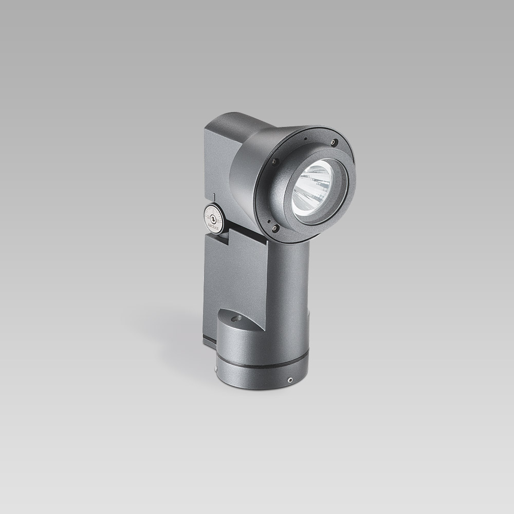 Outdoor floodlights Floodlight for outdoor lighting, adjustable, resistant, highly versatile and compact. Perfect for facade lighting too.