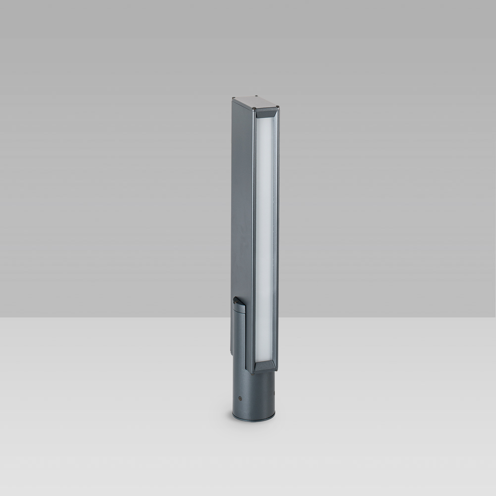 Arcluce KOMPASS, the unique design bollard for public and private outdoor lighting